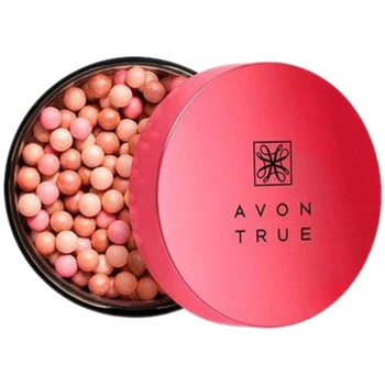 Рум'яна-кульки, Пудра в кульках Blushed Pink/ Рожевий рум'янець Avon True, Blush Pearls 22 г Кулькові