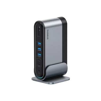 USB-хаб Baseus UnionJoy 17-Port Triple-Display Docking Station Space Grey