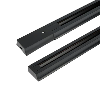 Шинопровод 1-фазный Berger 511T-TR-200 Black 200см Трапцевидный