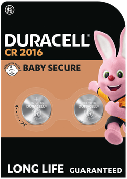Батарейка Duracell CR2016 Lithium 3v (2 шт.)