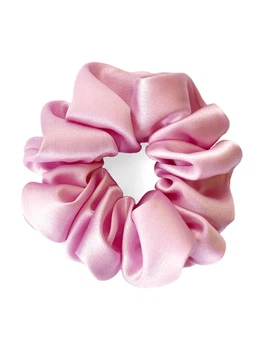 Резинка из натурального шелка Pink Pearl WIDE пудровый розовый