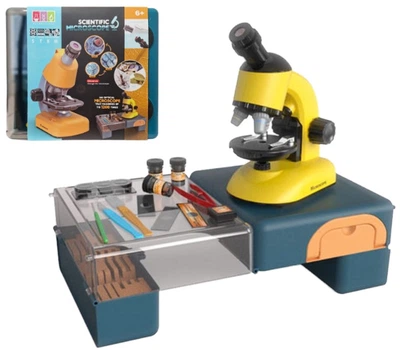 Мікроскоп дитячий Swede з аксесуарами у футлярі 2в1 (5902496216659)