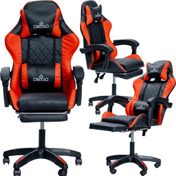 Кресло геймерское DIEGO AERO Black-Red
