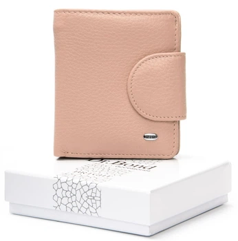 Женский кожаный кошелек Dr.Bond WS-415-1 pink