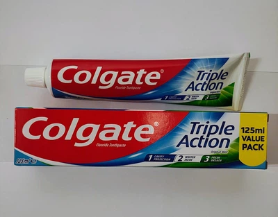 Зубна паста Colgate Triple Action 125 мл потрійний захист