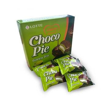 Шоколадный десерт Chocopie зеленый чай 336 г