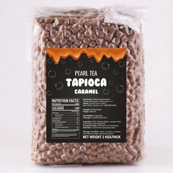 Тапиока Черная со вкусом Карамель 2 кг BobaBit