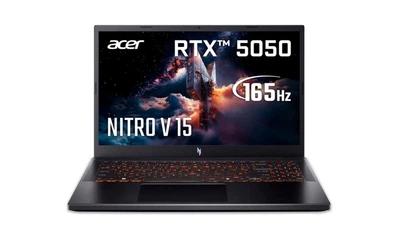 Ноутбук Acer Nitro V 15 ANV15-52-51Q2 (NH.QZ7EU.00J) , Intel Core i5-13420H, nVidia GeForce RTX 5050, 16/512 ГБ, Windows 11, Obsidian Black