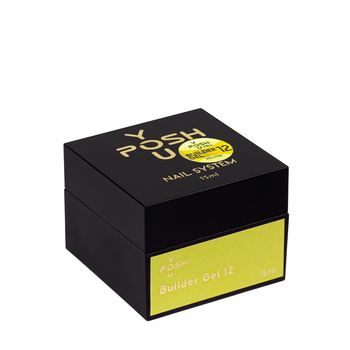 Гель для нарощування нігтів однофазний YouPosh ТМ UV Gel/LED 15мл № 12 Яскраво-жовтий
