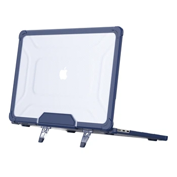 Накладка TPU+PC Color Diagram for MacBook Pro 13" 2018/2020/2022 （A2338/A2289/A2251/A1989) Navy
