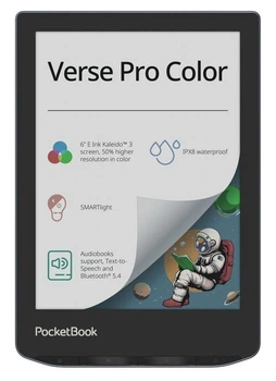 Электронная книга Pocketbook 634K3 Verse Pro Color, Stormy Sea (PB634K3-1-CIS)