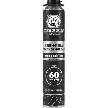 Клей-піна 60 секунд GRIZZLY 750мл