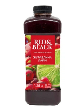 Фруктовий концентрат Журавлина-Лайм (1250г) Red&Black