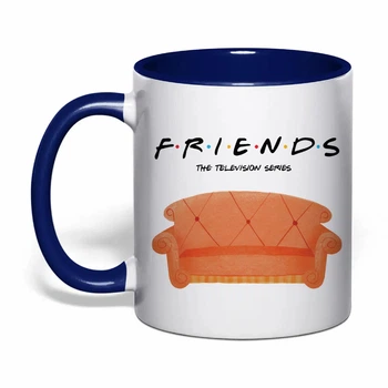 Чашка з друком "Friends (Друзі)" №2 (колір кобальт) (37150)