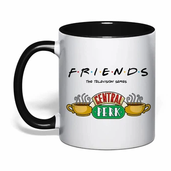 Чашка з друком "Friends (Друзі)" №6 (колір чорний) (37316)