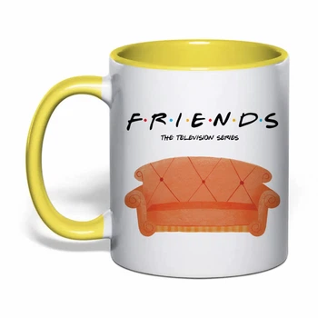 Чашка з друком "Friends (Друзі)" №2 (колір жовтий) (37159)