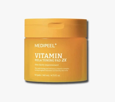 Витаминные тонизирующие пэды для сияния кожи MEDIPEEL Vitamin Mela Toning Pad 2X (50 шт / 140 мл)