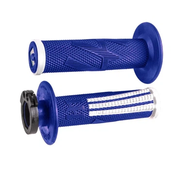 Мото грипсы ODI EMIG PRO MX V2 Lock-On Grip BLUE/White