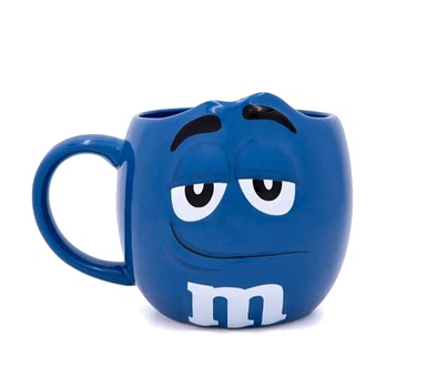 Чашка керамічна M&M's Blue синя 600 мл