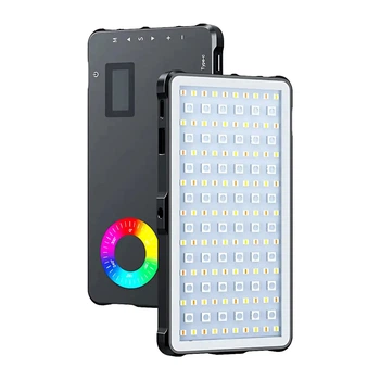 Селфи вспышка LJ-S02 RGB для смартфонов мощный светильник с аккумулятором 4000mAh для фото и видео