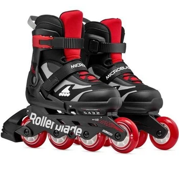 Детские ролики Rollerblade Microblade Black Red 36.5-40.5