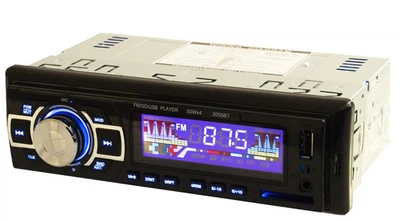 Автомагнитола MP3 2055BT ISO+BT автомобильная магнитола Черный