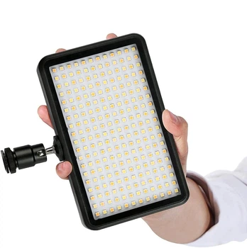 Накамерный видеосвет LED W228 для фото и видеосъемки 228 светодиодов 3200K-6000K мощность 20W с батареей и зарядкой