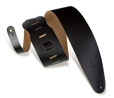 Ремень для гитары LEVY'S M4-BLK Lead Leather Series (Black)