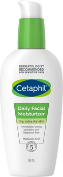 Щоденний зволожувальний лосьйон для обличчя Cetaphil Daily Facial Moisturizer Для сухої, дуже сухої та чутливої шкіри 88 мл (3499320009867)
