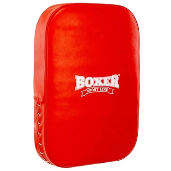 Макивара прямая 1шт 60х40х10 см кожа BOXER цвет красный 1019-01