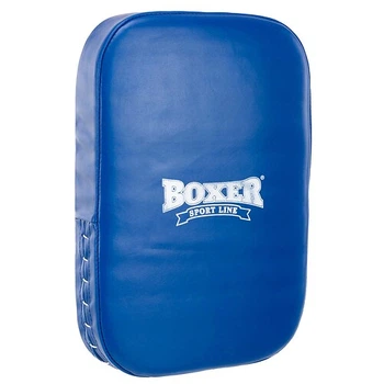 Макивара прямая 1шт 60х40х10 см кожа BOXER цвет синий 1019-01
