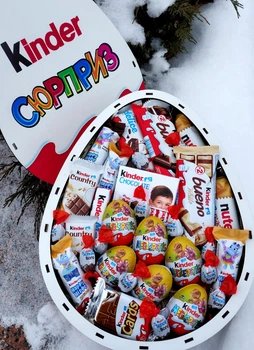 Бокс Киндер сюрприз со сладостями Kinder (x012)