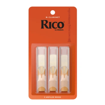 Трость для кларнета D'Addario Rico - Bb Clarinet #2.5 - 3 Pack (RCA0325)