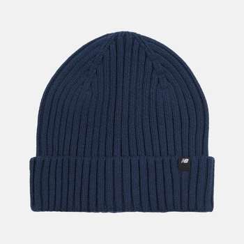 Детская темно-синяя шапка New Balance Tab Beanie (LAKB0083NNY)