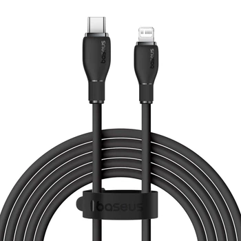 Кабель зарядный Baseus Type-C Lightning Pudding Charging+Data 20W 2 м Black (P10355701111-01)