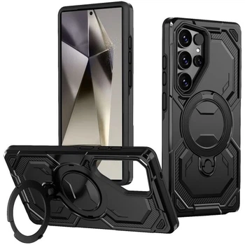 Защитный чехол Reframe Hybrid Magnetic для Samsung Galaxy S24 Ultra (S928) - Black