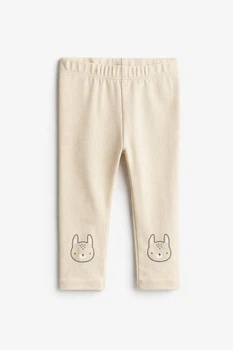 Лосини H&M 1173748 50см бежевий кролики на колінах