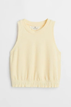 Топ H&M 1041699 170см жовтий