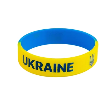 Силіконовий браслет УКРАЇНА дитячий 1369465943
