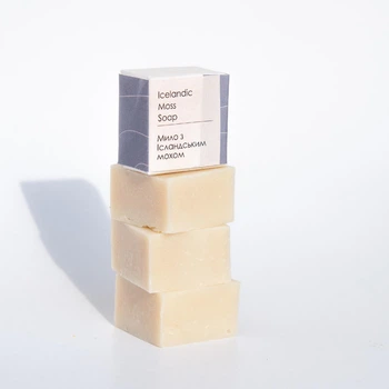 Натуральне мило ручної роботи з Карпат YARA NATURALS - Мило з ІСЛАНДСЬКИМ МОХОМ 15 г
