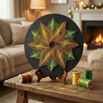 Набір для творчості String Art "Сонячна квітка" Ø 30 см CreateMe