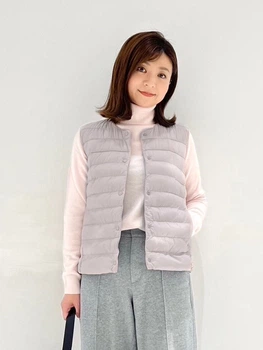 Теплий жилет жіночий UNIQLO 472880708 S Сірий (1159851831)