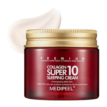Крем Medi-Peel Collagen Super10 Sleeping Cream омолоджувальний для обличчя з колагеном 70 мл