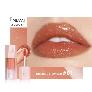 Блиск для губ із шимером PUDAIER Ultra Glossy Lip Gloss, рідка помада з блискітками 21,7 г