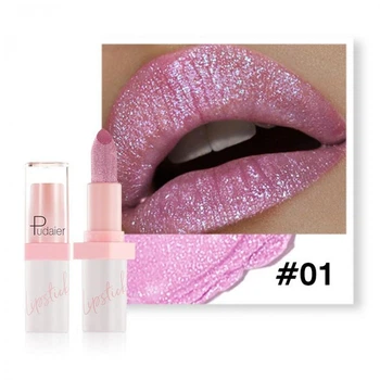 Помада глянцева для губ з шимером PUDAIER Lipstick
