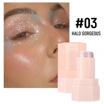 Хайлайтер-стік гелевий для обличчя та тіла із шимером HANDAIYAN Jelly Glitter Stick 9 г