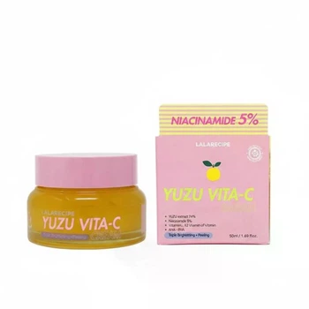 Осветляющий крем для лица Lalarecipe Yuzu Vita C Cream Brightening & Anti Wrinkle 50 мл