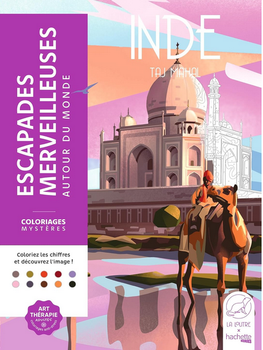 Розмальовка Hachette за номерами Escapades merveilleuses