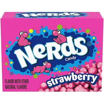 Драже Nerds Strawberry Mini Box Клубника 14г