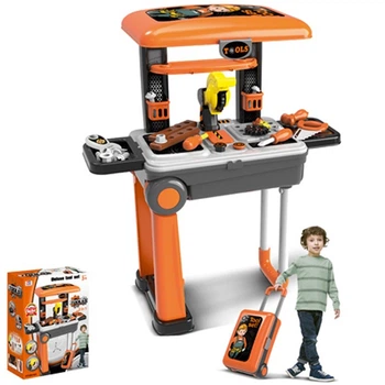 Детский игровой набор инструментов в чемодане TOOLS Игрушечная мастерская